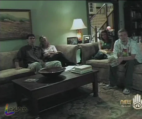 Los Carlin viendo el documental