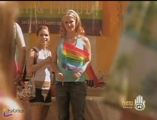 Ashley y Paula en el orgullo LGBTQ