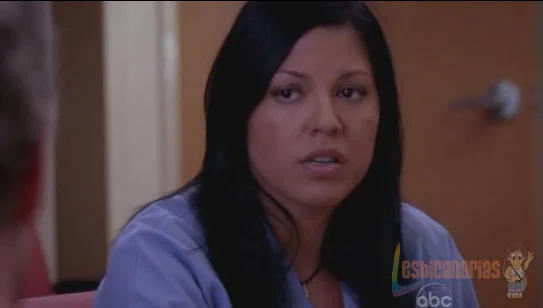 Callieope Torres en Anatomía de Grey Callie Torres confundida
