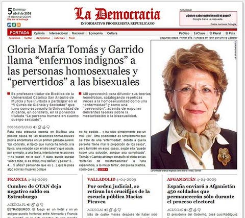 Profesora ultracatolica encuentra las causas de la homosexualidad