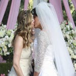 Callie y Arizona en su boda