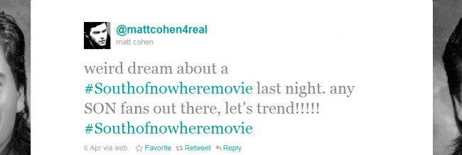 Matt Cohen Twitter SON