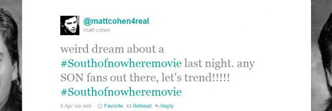 Matt Cohen Twitter SON