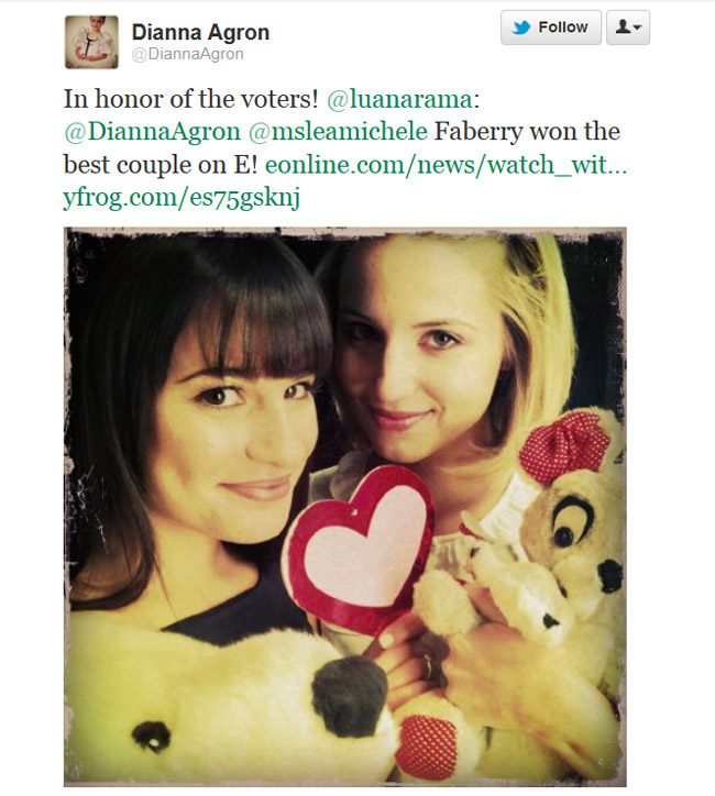 Faberry gana el concurso de E! a mejor pareja de la televisi&oacute;n