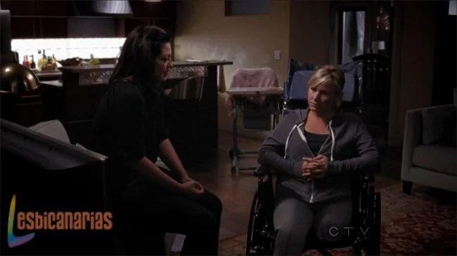 Callie y Arizona hablando sala Callie y Arizona hablando sala