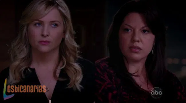 Callie y Arizona duelo de miradas