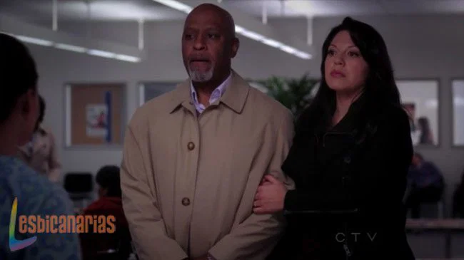Callie y Richard fingiendo