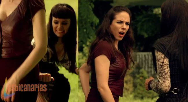 Kenzi inyectando a Bo