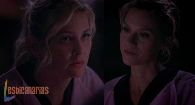 Arizona y Lauren hablando
