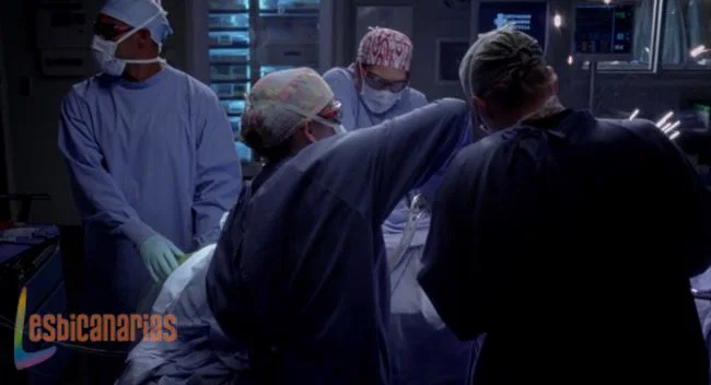 Callie arriesgando la vida