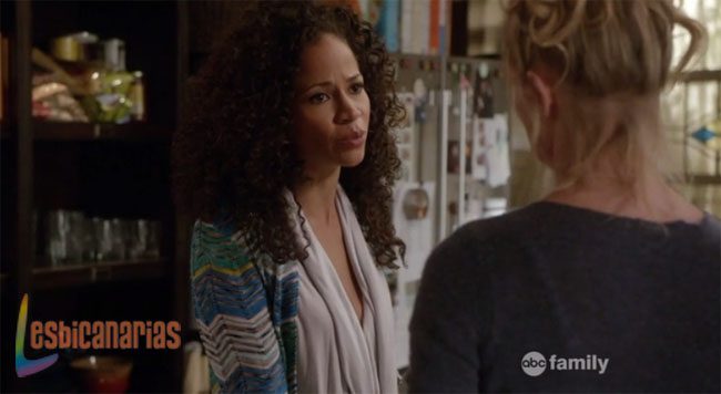 Lena y Stef hablando