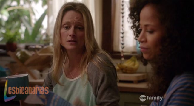 Lena y Stef hablando