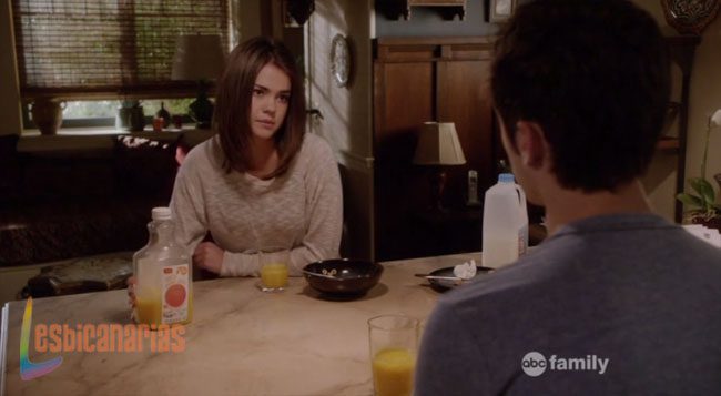 Brandon y Callie hablando