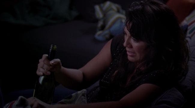 Callie emborrachándose