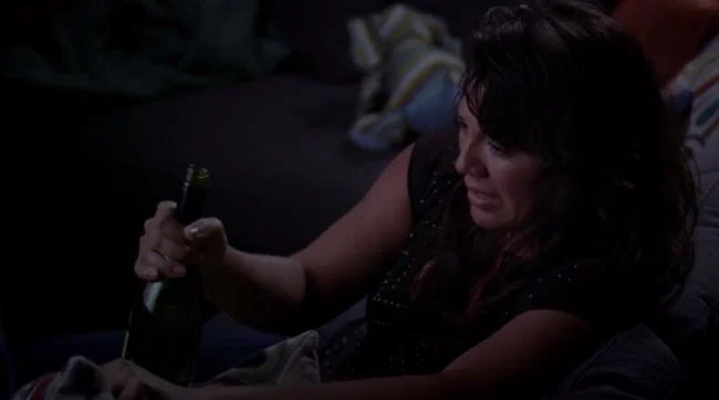 Callie emborrachándose
