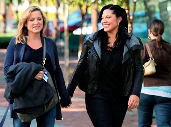 Callie y Arizona pareja l&eacute;sbica