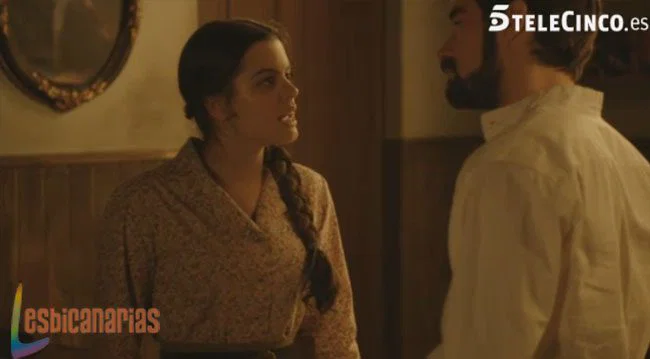 Isabel discutiendo con Ruiz