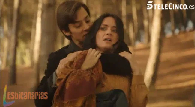 Sebastian agarra a Cristina