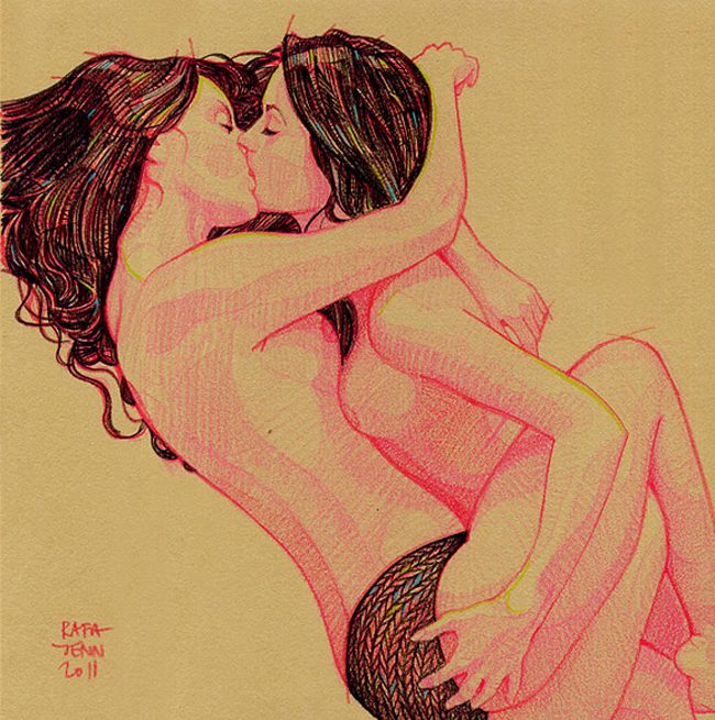 Ilustraciones lésbicas
