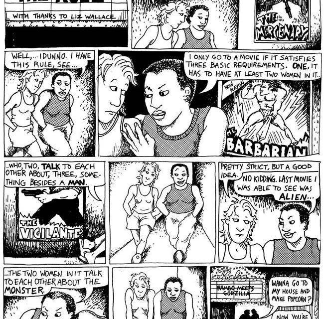 El test de Bechdel y su relación con el cómic lésbico «Unas Bollo de Cuidado»