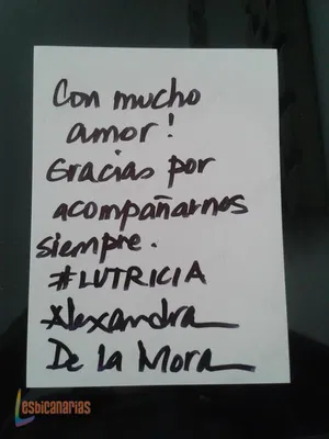 El mensaje de Alexandra