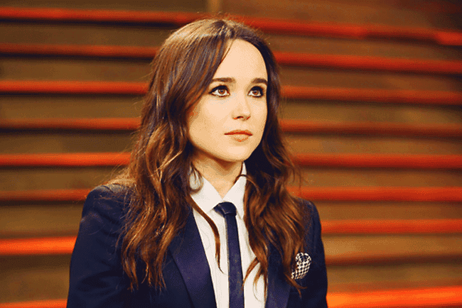Ellen Page en la fiesta de los Oscars de Vanity Fair