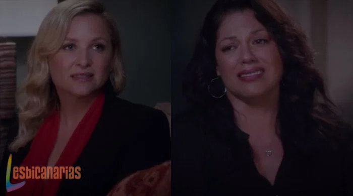 Callie y Arizona en la sesión final
