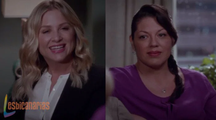 Callie y Arizona en Anatomía de Grey