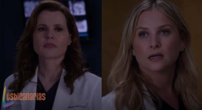 Arizona y Herman en Anatomia de Grey