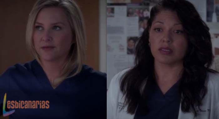 Callie y Arizona en el hospital