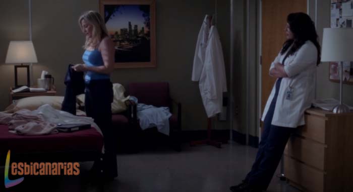 Callie y Arizona en Anatom&iacute;a de Grey