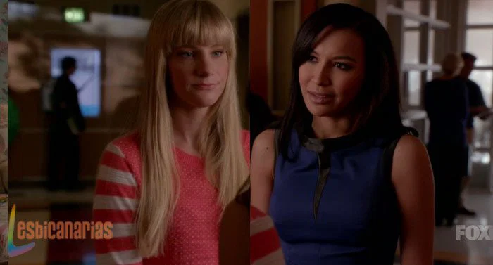Brittany y Santana en Glee