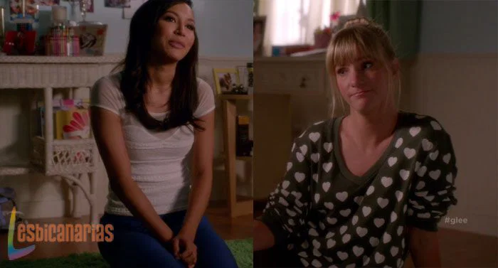 Brittany y Santana en Glee