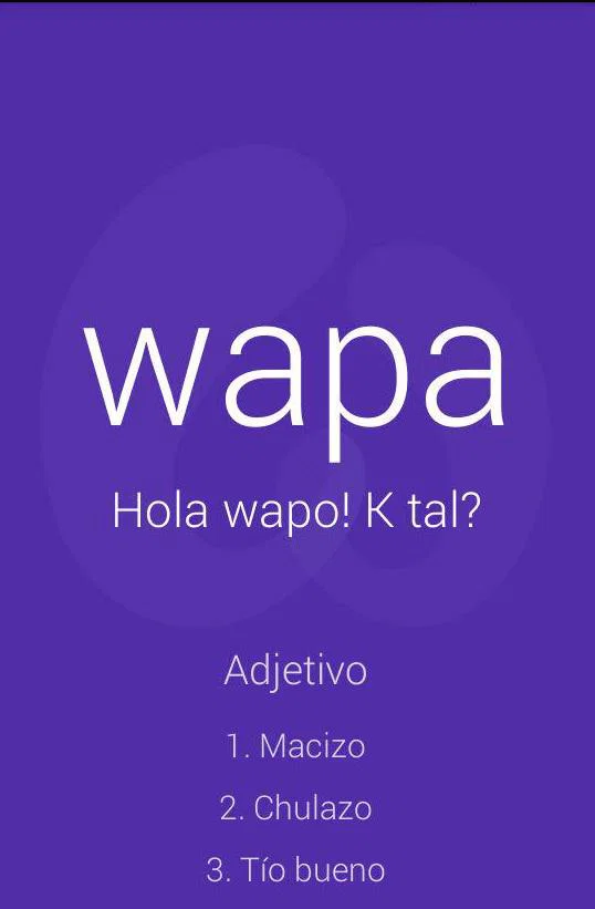 Wapa Aplicación