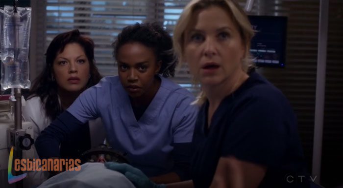 Callie y Arizona enfadadas