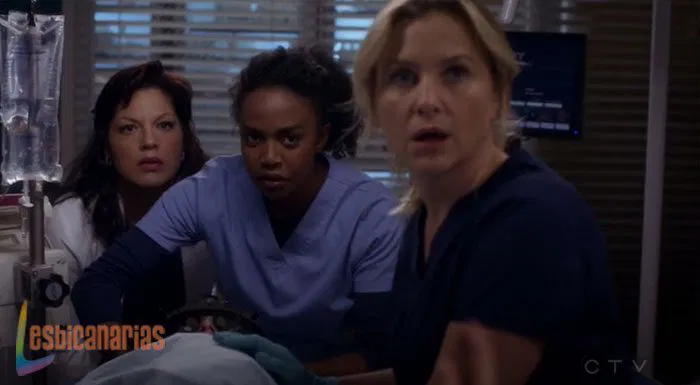 Callie y Arizona enfadadas