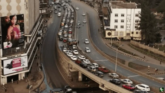 Atasco en hora punta