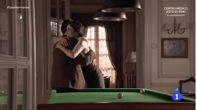 celia y bernardo abrazo