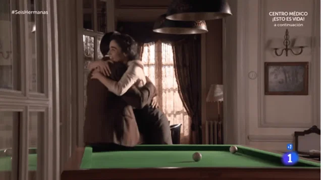 celia y bernardo abrazo
