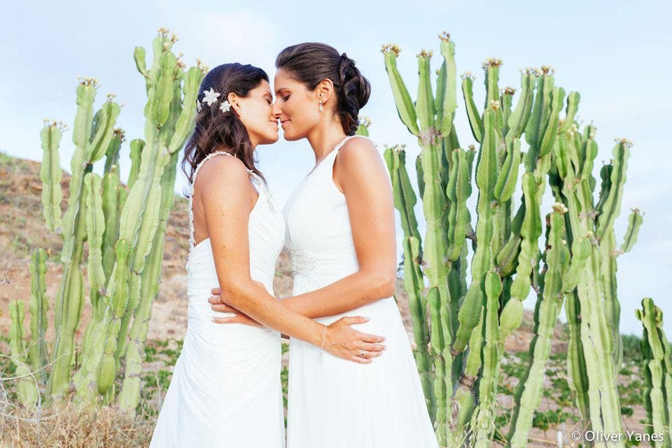 Boda lésbica por Oliver Yanes