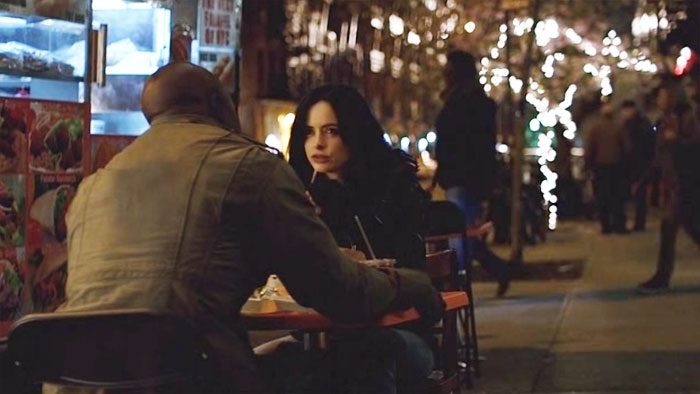 Luke y Jessica comiendo