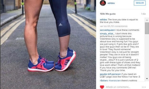 Adidas responde con amor a los comentarios homófobos