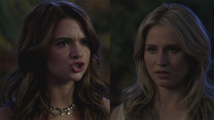 Amy y Karma discutiendo