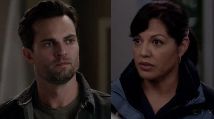 Callie discutiendo con Thorpe
