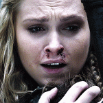 Clarke abrazando a lexa