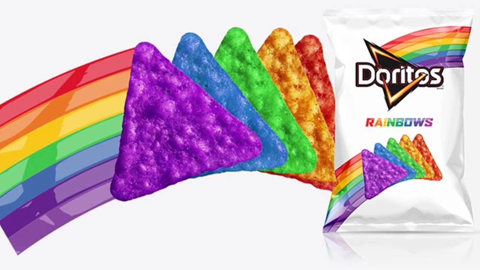 Los Doritos Rainbow son geniales y le est&aacute;n d&aacute;ndo con todo a los hom&oacute;fobos