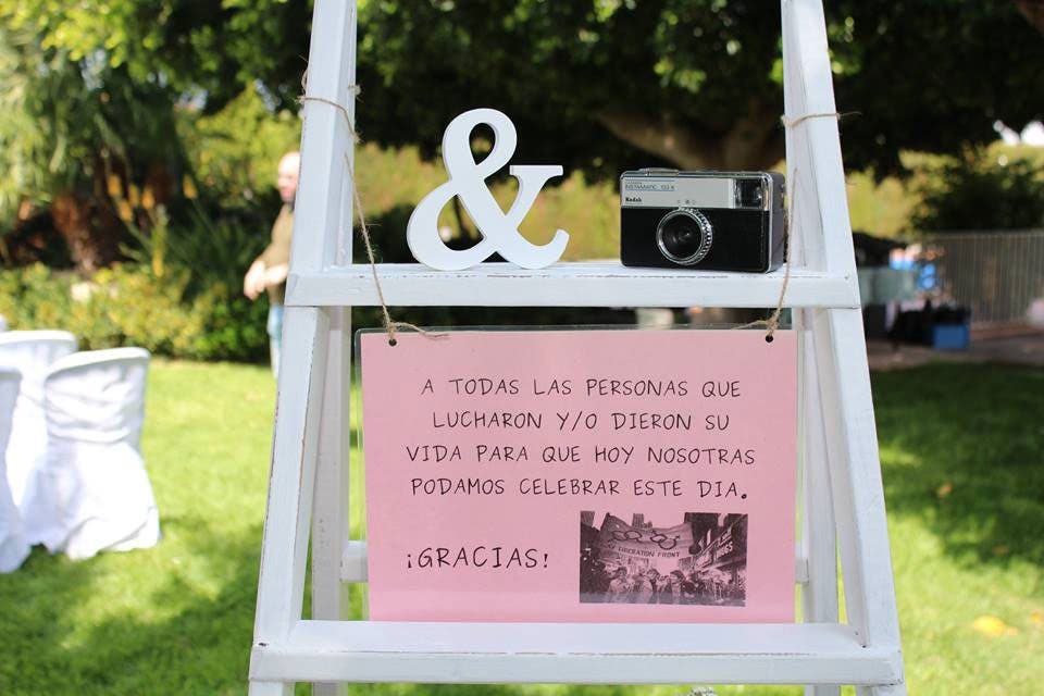 Vero y Miriam boda lésbica