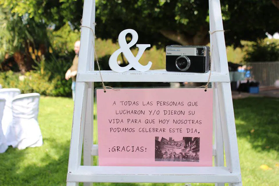 Vero y Miriam boda lésbica
