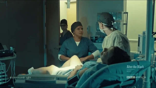 cosima en el quirofano