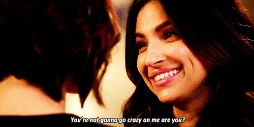 "No te me vas a volver loca, ¿no?" (Vía pipervauses.tumblr.com)
